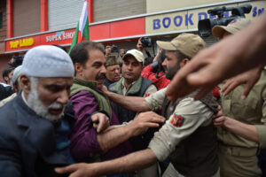 Kashmir activist slapped 