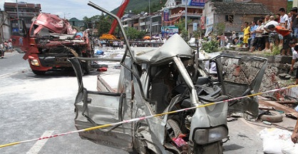 10 killed in China road accident