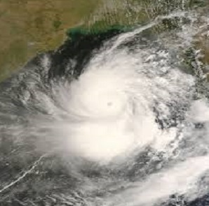 Cyclonic storm brewing over Bay of Bengal