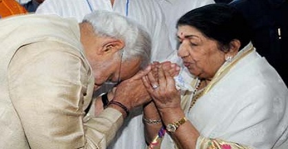Lata Mangeshkar roots for Narendra Modi as PM; she is entitled to her view, says Congress