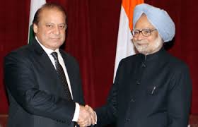 Sartaj Aziz meets Manmohan Singh
