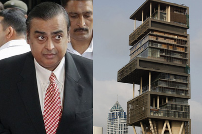 Ambani’s Antilia rated world’s ‘most outrageously expensive property’