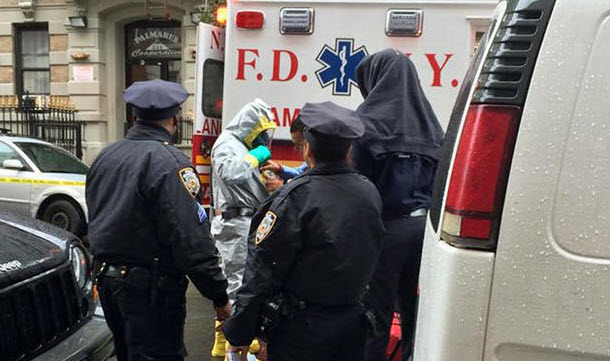 In New York First Ebola case, doctor tested positive