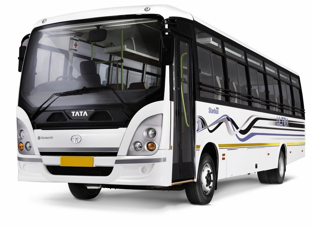 Tata Motors rolls out 123 new buses under JNNURM- phase II