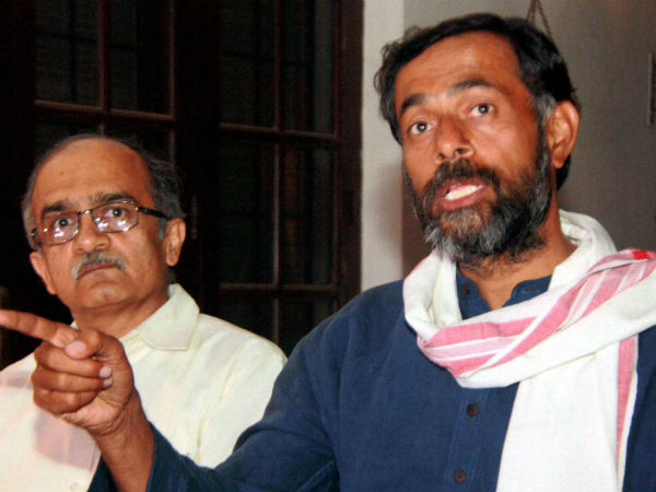 Yadav, Bhushan worked against AAP in Delhi: Kejriwal loyalists