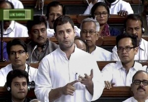 Rahul mentions Obama’s praise for Modi in Lok Sabha