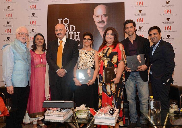 Hrithik launches sister’s book on father at IIFA