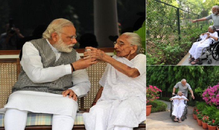 Modi tweets footage with mom, says had ‘high quality time’