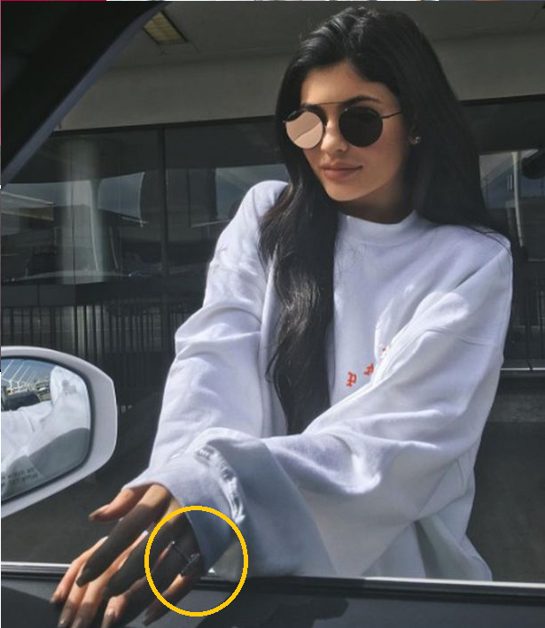Kylie Jenner fuels engagement rumours