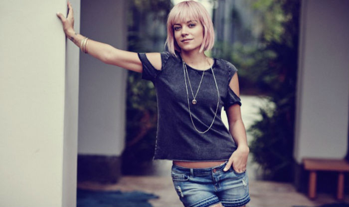 Lily Allen having anger management therapy