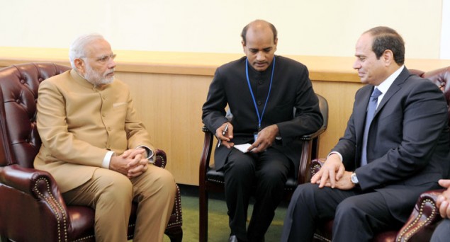 Modi meets Egyptian President