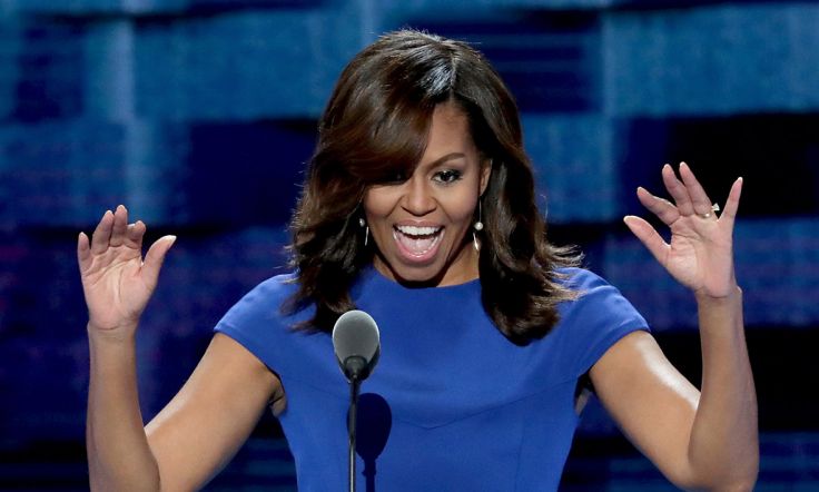 Michelle Obama slams Trump over his comments on ladies
