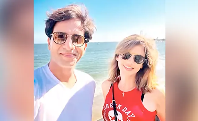 Sussanne Khan And Arslan Goni