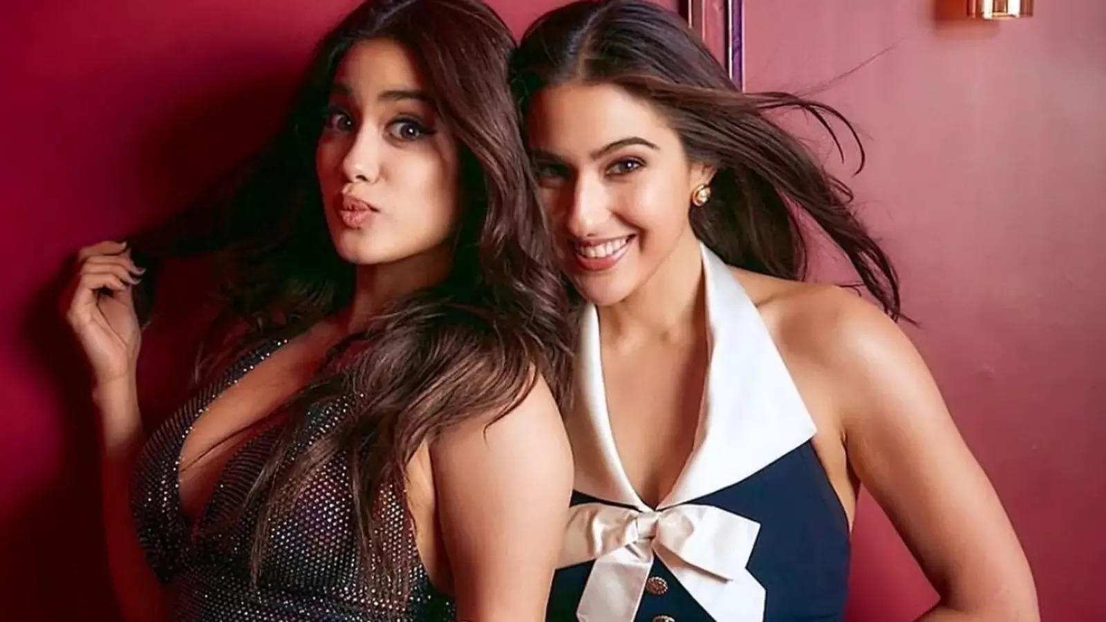 Karan Johar shocks Janhvi Kapoor and Sara Ali Khan by revealing, ‘I remember that you both have dated siblings before’; fans start guessing the names | Hindi Movie News – Bollywood