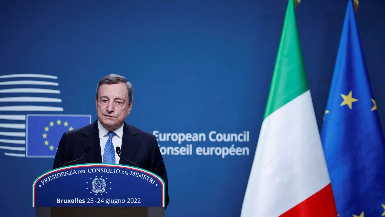 Italy’s President Refuses PM Draghi’s Resignation, Tells Him to Address Parliament