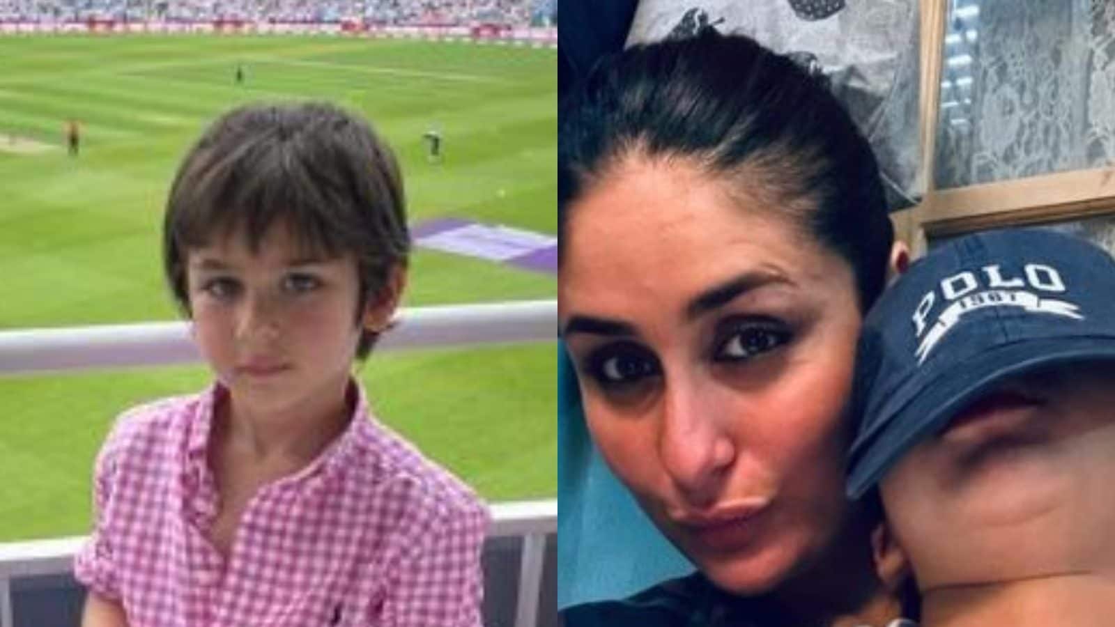 Kareena Kapoor Khan Watches India vs England Match With Son Taimur, Check His Cute Reaction