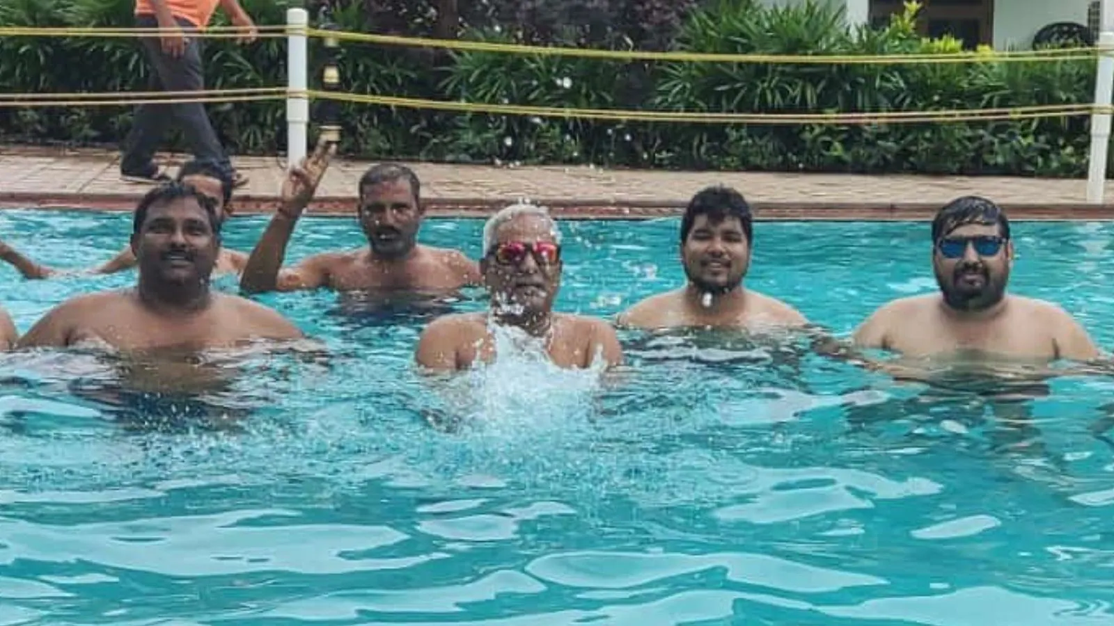 Heavy Rain Drowns North Karnataka; BJP MLA From Region Enjoys A Dip in Goa Resort Pool?